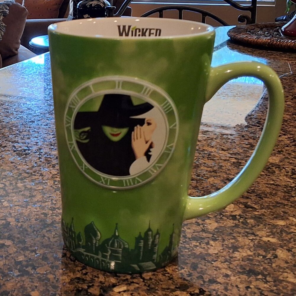 Wicked Coffee Mug Cup 3D Musical Broadway One Short Day 2018 Collectible